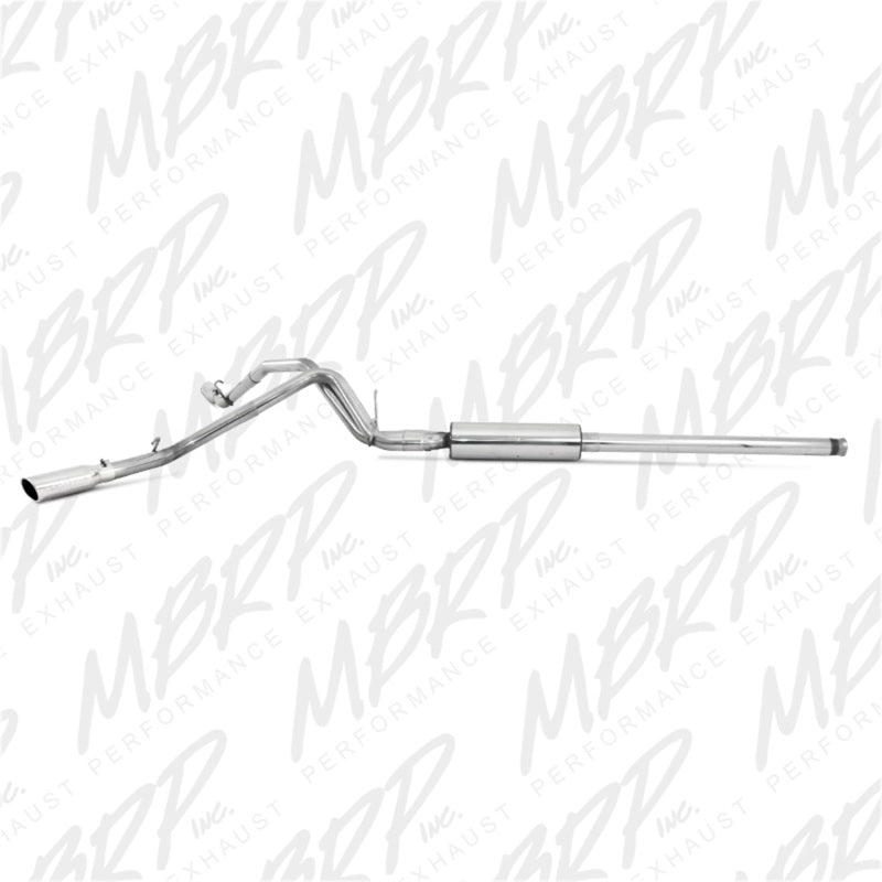 MBRP 14 Chevy/GMC 1500 Silverado/Sierra 4.3L V6/5.3L V8 Dual Split Side T409 3in Cat Back Exhaust.