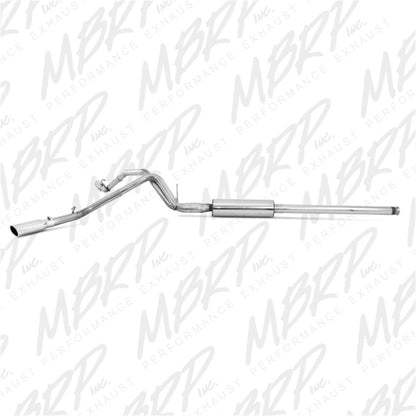 MBRP 14 Chevy/GMC 1500 Silverado/Sierra 4.3L V6/5.3L V8 Dual Split Side T409 3in Cat Back Exhaust.