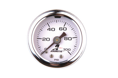 Aeromotive 0-100 PSI Fuel Pressure Gauge.