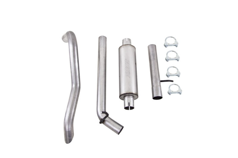 MBRP 12 Jeep Wrangler/Rubicon 3.6L V6 Cat Back Single Rear Exit Off-Road Alum Exhaust.