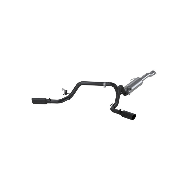 MBRP 2016 Toyota Tacoma 3.5L 3in Cat Back Dual Split Side Black.