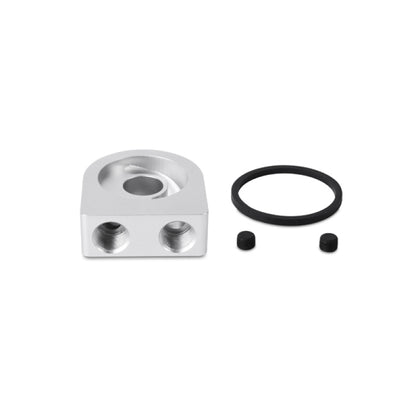 Mishimoto Silver M20 Oil Sandwich Plate.