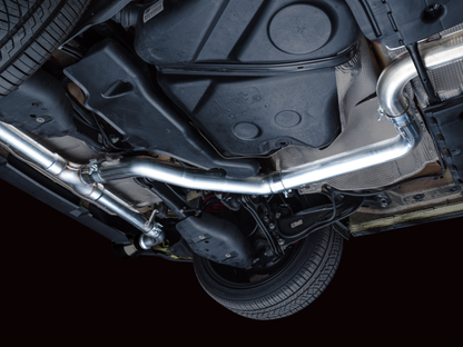AWE Tuning Track Catback Edition Exhaust - Diamond Black Tips | 3020-33658