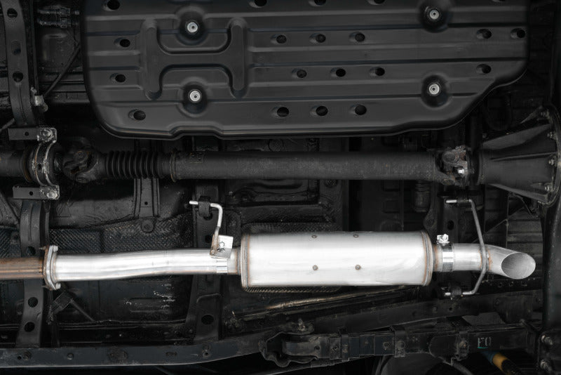 MBRP 2016 Toyota Tacoma 3.5L Cat Back Turn Down Style T409 Exhaust System.