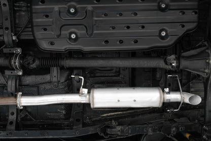 MBRP 2016 Toyota Tacoma 3.5L Cat Back Turn Down Style T409 Exhaust System.