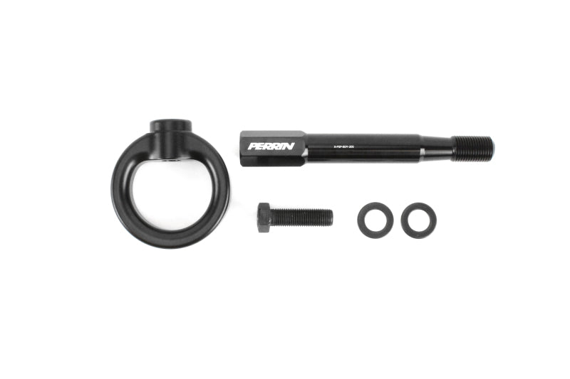 Perrin Tow Hook Kit - Front 2018+ Subaru WRX/STI - Flat Black.