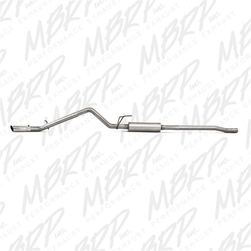 MBRP 06-08 Ram Hemi 1500 Mega Cab 5.7L / 03-13 Ram Hemi 2500/3500 5.7L Alum 3in Cat Back Single Side.