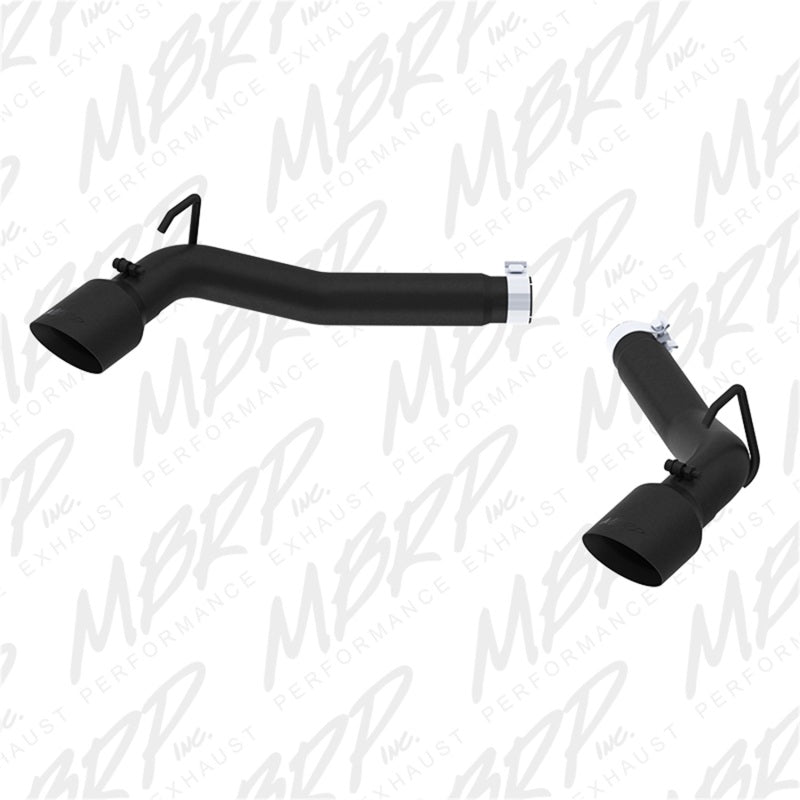 MBRP 2010-2015 Chevrolet Camaro V6 3.6L 3in Black Coated Axle Back Muffler Delete.