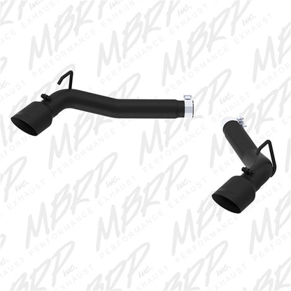 MBRP 2010-2015 Chevrolet Camaro V6 3.6L 3in Black Coated Axle Back Muffler Delete.