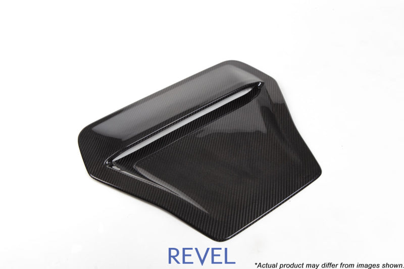 Revel GT Dry Carbon Engine Hood Scoop Cover 17-18 Honda Civic Type-R - 1 Piece.