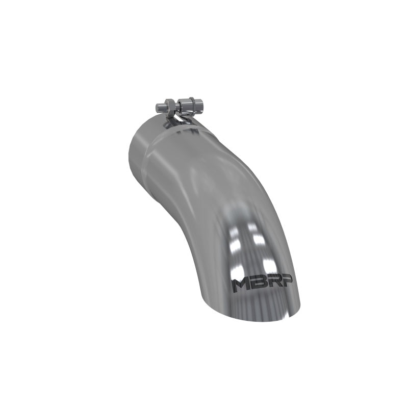 MBRP Universal Tip 3.5in O.D. Turn Down 3 inlet 12 length.