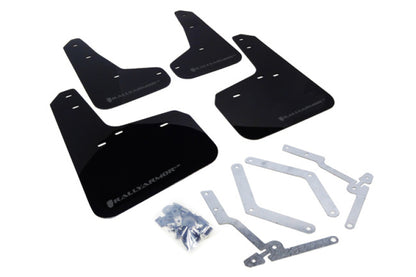 Rally Armor 13+ Ford Focus ST Black Mud Flap w/ Grey Logo.