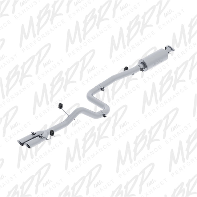 MBRP 14-19 Ford Fiesta ST 1.6L EcoBoost 3in Dual Outlet T409 Cat Back.