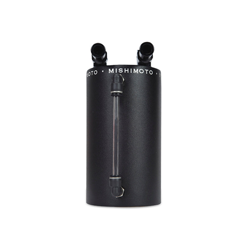 Mishimoto Large Aluminum Oil Catch Can - Wrinkle Black.