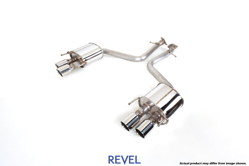 Revel Medallion Touring-S Catback Exhaust - Dual Muffler / Quad Tip 2016 Lexus RC200t F SPORT RWD.