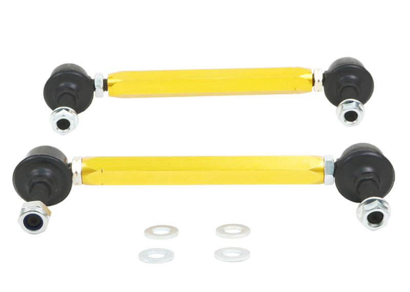 Whiteline Universal Swaybar Link Kit-Heavy Duty Adj Steel Ball w/ 10mm Ball/Ball.