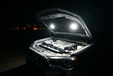 KC HiLiTES Cyclone 2in. LED Universal Under Hood Lighting Kit (Incl. 2 Cyclone Lights/Switch/Wiring).