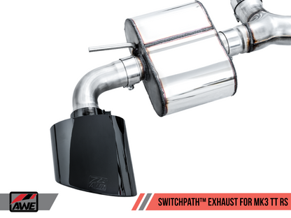 AWE Tuning SwitchPath Catback Exhaust - Diamond Black Tips | 3025-33032