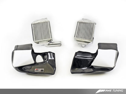 AWE Tuning Audi 2.7T Performance Intercooler Kit - w/Carbon Fiber Shrouds.