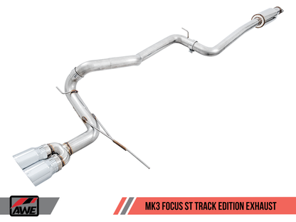 AWE Tuning Track Edition Catback Exhaust - Diamond BlackTips | 3020-33036