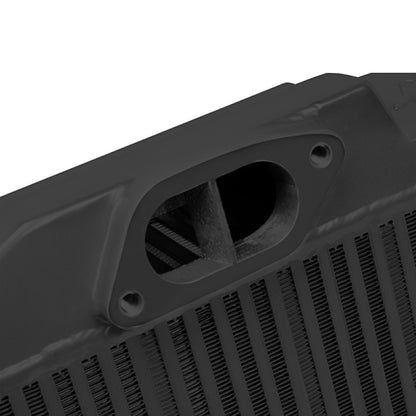 Mishimoto Subaru 08-15 WRX STi Top-Mount Intercooler Kit - Powder Coated Black & Black Hoses.