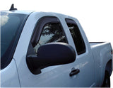 AVS 07-13 Chevy Silverado 1500 Ext. Cab Ventvisor Front & Rear Window Deflectors 4pc - Smoke.