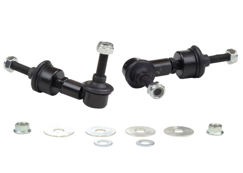 Whiteline 5/05+ Ford Focus / 04+ Mazda 3 BK Rear Swaybar Link Kit H/Duty Adj Steel Ball.