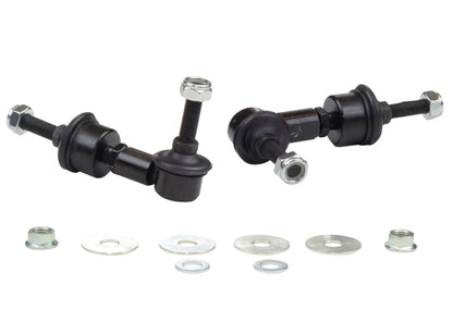Whiteline 5/05+ Ford Focus / 04+ Mazda 3 BK Rear Swaybar Link Kit H/Duty Adj Steel Ball.