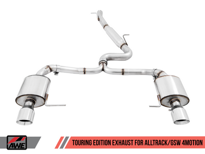 AWE Tuning Touring Catback Exhaust - Polished Tips | 3015-32098