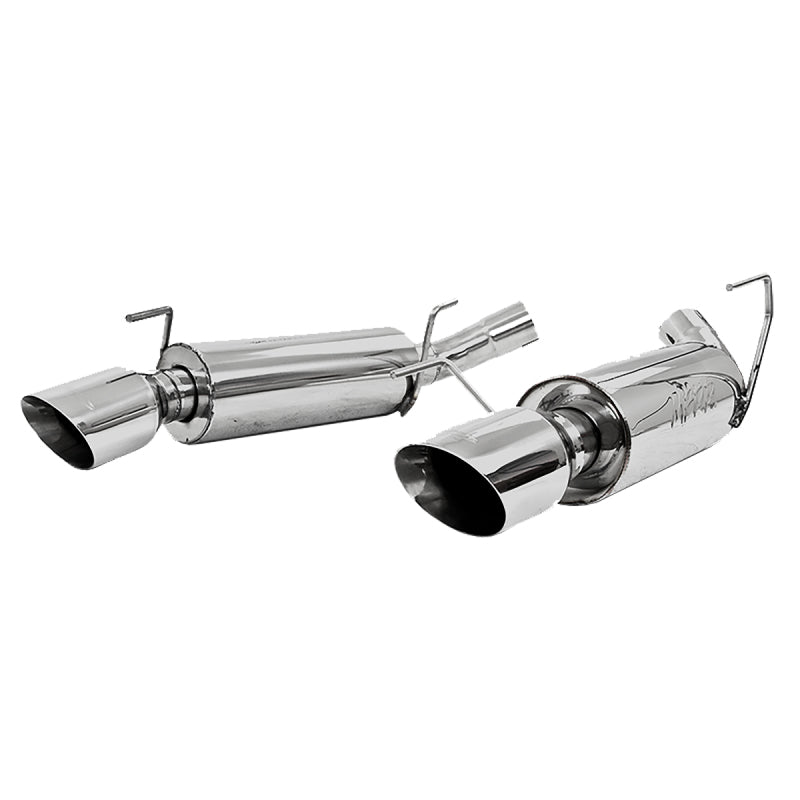 MBRP 05-10 Ford Mustang GT 5.0/Shelby GT500 Dual Mufflers Axle Back Split Rear AL.
