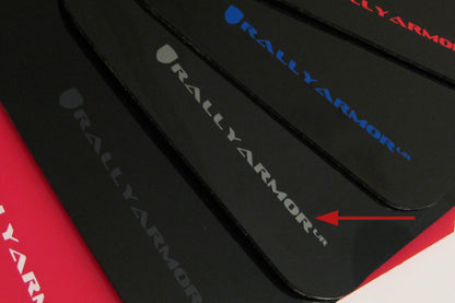 Rally Armor 02-07 Subaru WRX/STI/RS/2.5i (wagons req mod) UR Black Mud Flap w/ Silver Logo.