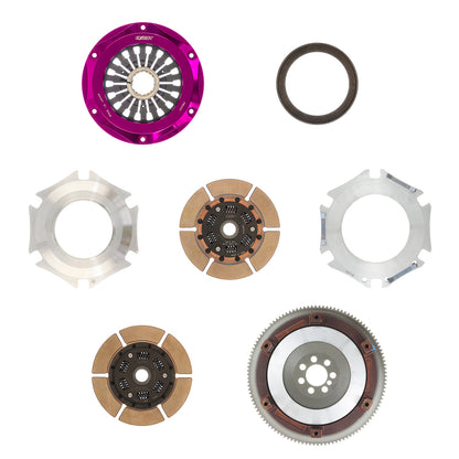 Exedy 2008-2015 Mitsubishi Lancer Evolution GSR L4 Hyper Twin Cerametallic Clutch Sprung.