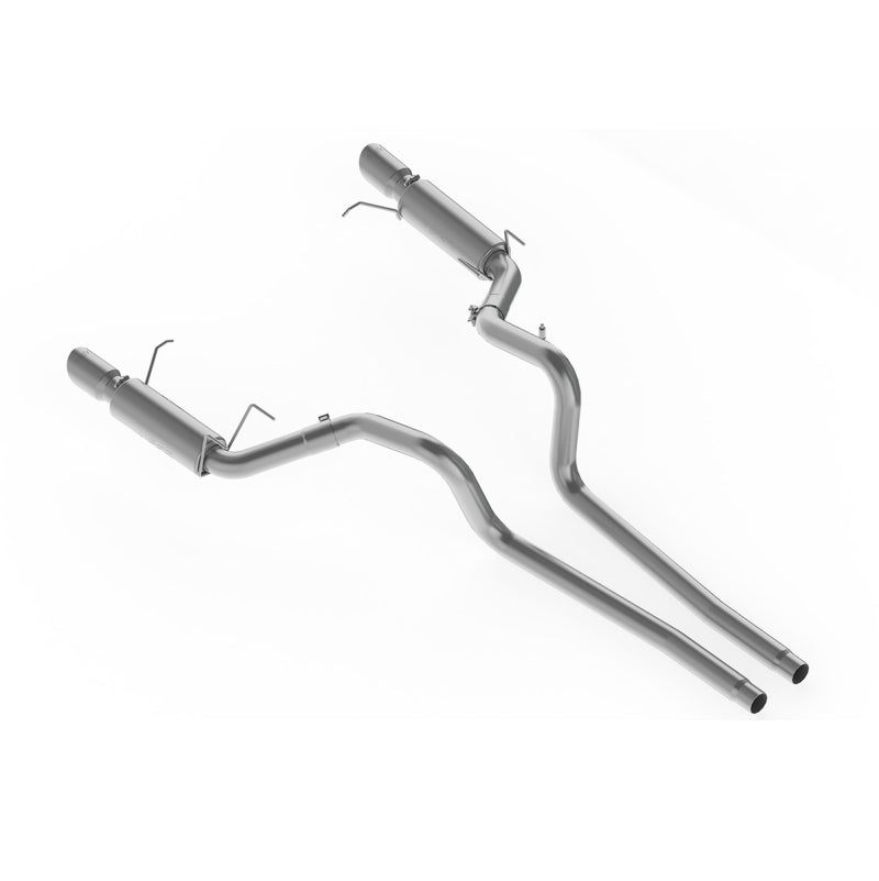 MBRP 11-14 Ford Mustang GT 5.0L Dual Split Rear Race Version AL 3in Cat Back Exhaust System.