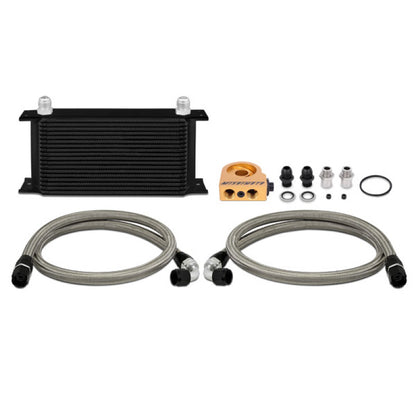 Mishimoto Universal 19 RowThermostatic Oil Cooler Kit - Black.