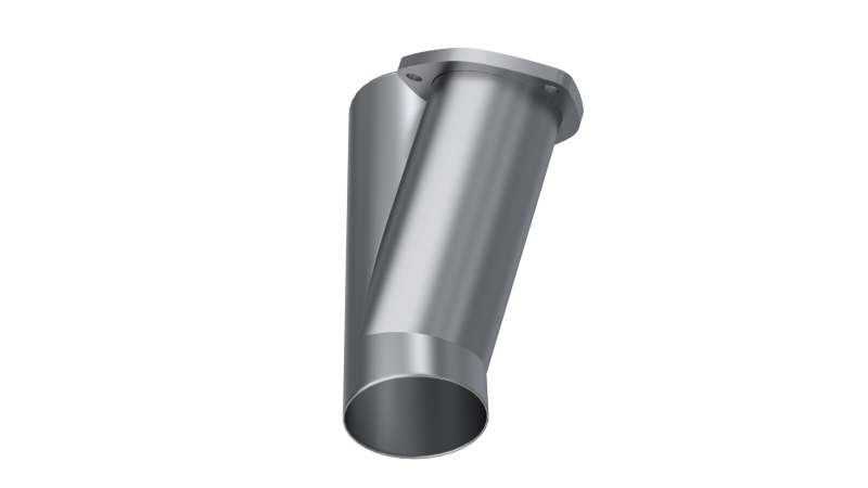 QTP 3.5in Weld-On QTEC Exhaust Cutout Y-Pipe.