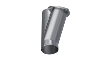 QTP 3.5in Weld-On QTEC Exhaust Cutout Y-Pipe.