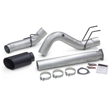 Banks Power 2017 Ford 6.7L 5in Monster Exhaust System - Single Exhaust w/ Black Tip.