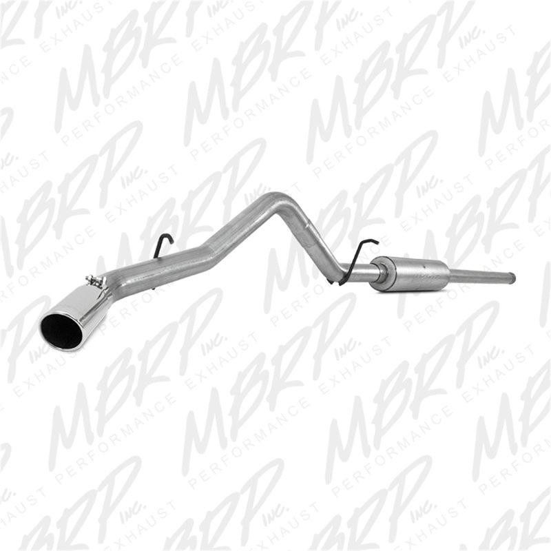 MBRP 14 Chevy/GMC 1500 Silverado/Sierra 4.3L V6/5.3L V8 Single Side Exit AL 3in Cat Back Exhaust.