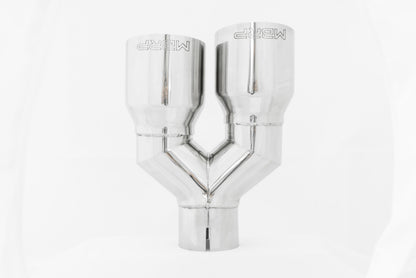 MBRP Universal T304 SS Dual Tip 3.5in OD/2.5in Inlet.