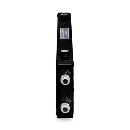 Mishimoto Universal Large Bar and Plate Dual Pass Black Oil Cooler.