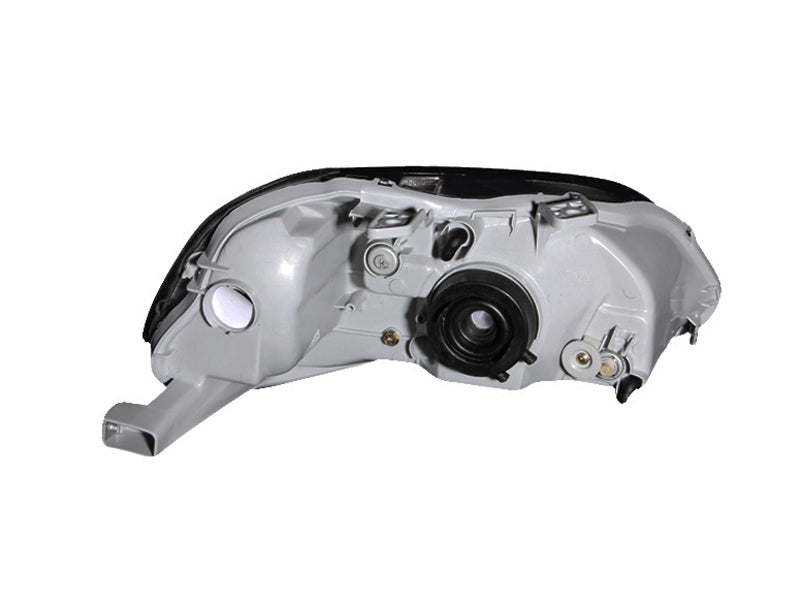 ANZO 1999-2000 Honda Civic Crystal Headlights Black.