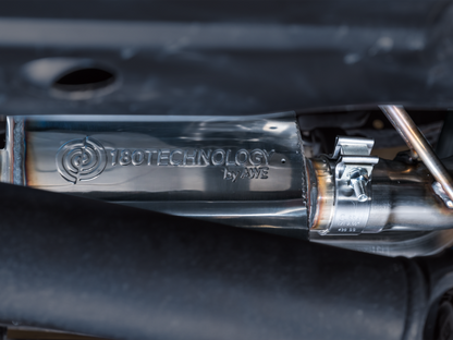 AWE Catback Exhaust w/ BashGuard - Diamond Black Tips | 3015-33826