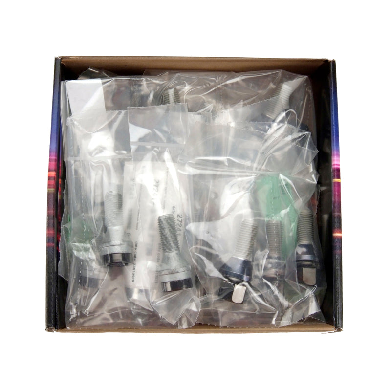 McGard 5 Lug Hex Install Kit w/Locks (Cone Seat Bolt) M14X1.5 / 17mm Hex / 30.5mm Shank L. - Black.