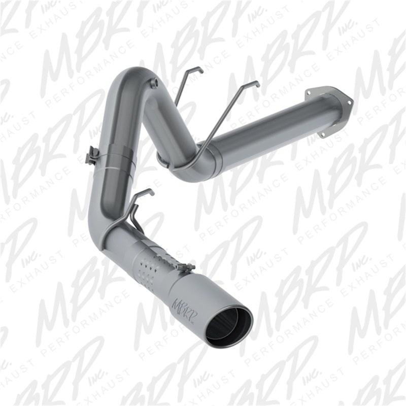 MBRP 17-19 Ford F250/350/450 6.7L 4in Aluminized Filter Back Single Tip Exhaust System.