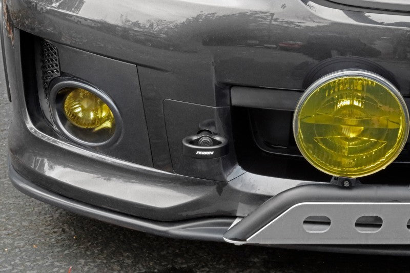 Perrin 08-14 Subaru WRX/STI Tow Hook Kit (Front) - Flat Black.