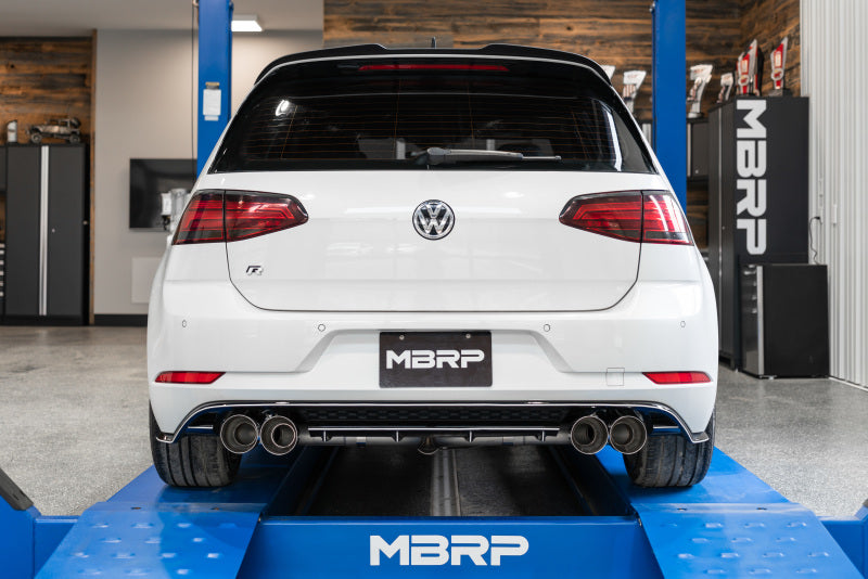 MBRP 15-19 VW Golf R 3in Cat Back Single Exit Exhaust Pro Series w/ Valve Delete - T304.