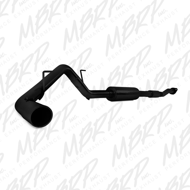 MBRP 11-14 Ford F150 3in Cat Back Single Side Exit Black Coated Exhaust System.