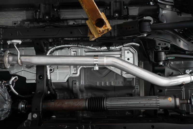 MBRP 21-Up Ford Bronco 2.3L/2.7L EcoBoost 2/4DR Aluminized Steel High Clearance Cat-back Exhaust.