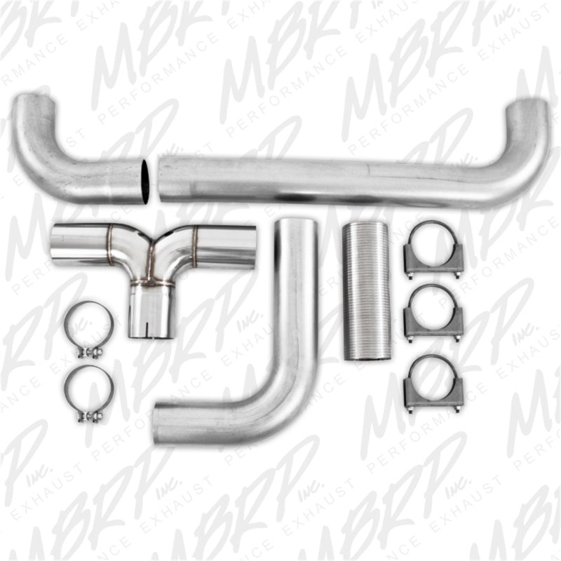 MBRP Universal Full size Pickup T pipe kit AL.