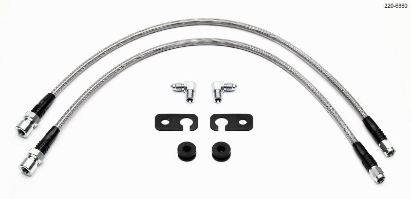 Wilwood Flexline Kit 2002 Acura RSX 5 Lug w/ Forged Dynalite Front Caliper.